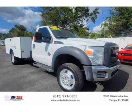 2014 Ford F550 Super Duty Regular Cab &amp; Chassis for sale is a White 2014 Ford F-550 Car for Sale in Tampa FL