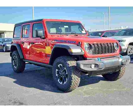 2024NewJeepNewWrangler 4xeNew4x4 is a Red 2024 Jeep Wrangler Car for Sale in Houston TX