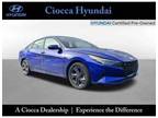 2022 Hyundai Elantra Hybrid Blue