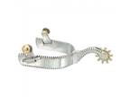 Tough 1 Ladies Kelly Silver Star Etched Show Spurs 78