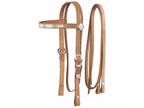JT International Draft/Large Horse Silver Show Headstall and Reins
