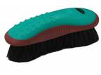 Shiloh Showman Teal/Brown Extra Soft Horse Hair Finishing Brush