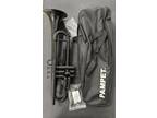 PAMPET Professional Plastic Bb Trumpet Standard Trumpet Set Black W/ Mouthpieces