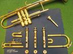 Conn 201BR Rose Brass Bell Trumpet - Reconditioned - Case and Bach 7C Mouthpiece