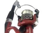 33 Pc Fishing Kit Telescoping Rod Pole Spinning Reel Hooks Sinkers Lures Bobbers