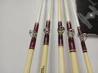 5 Penn Senator Rods Lot of 5