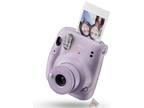 Fujifilm Instax Mini 11 Instant Film Camera Lilac 10 Film Holiday Bundle