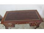 Councill Mahogany Executive Desk Chippendale Claw Leather Top