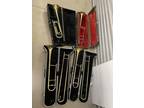 4 Trombones- For Parts Or Repair King Conn Blessing