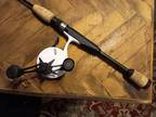 13 Fishing BlackBetty Freefall Ice Fishing Reel And Custom Made Heavy Ice...