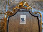 Harrison & Gil Dauphine Giltwood Italian Rococo Mirror Carved Shield w/Acanthus