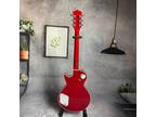 CS Color Electric Guitar Solid Body Back Red HPL Fretboard 3H Pickups Fast Ship