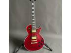 Wine Red Electric Guitar Solid Body Top Quality Black Fretboard Gold Hardware
