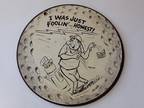 Rare MOSSLER 1968 Signed Wood Wall Plaques Golf Comics ~ Vintage Very RARE HTF