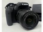 Canon- EOS Rebel T7i Digital DSLR 24.2MP Camera - w/ EF-S 18-55mm Lens
