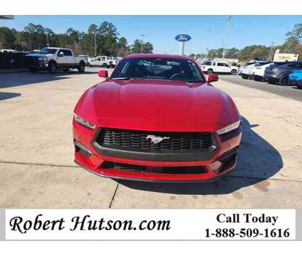 2024 Ford Mustang EcoBoost is a Red 2024 Ford Mustang EcoBoost Car for Sale in Moultrie GA