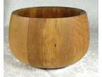 Dansk Designs IHQ Quistgaard Staved Teak Wood Salad Serving Bowl 9 inch Diameter