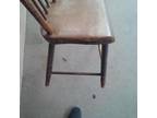 Hand Painted Antique Wood Chair C Nees Primitive Slab Shipping Available $$