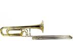 The O'Malley Bb Double Slide Contrabass Trombone. Bb/F