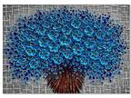 Alenoss Flower 3D Oil Paintings 40x28 Inches Large Abstract Floral Modern Can...