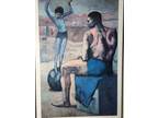 1905 Picasso Acrobat on a Ball Original OFFSET LITHO MOSCOW PUSHKIN MUSEUM