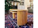 Postmodern 80’s Swivel Nesting Coffee Table with Caster Wheels, EXC