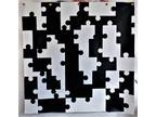 Original Abstract Painting Title Puzzled by William Hewes