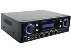 Rockville BLUAMP 100 Home Stereo Bluetooth Amplifier with USB/Mic Input+RCA Out