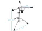 High-quality Chrome Plated Dumb Snare Drum Stand Tripod Silver