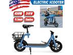 450W Sports Electric Scooter Adult with Seat Electric Moped for Adult Commuter