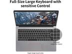 SGIN slimmer Laptop 15.6" HD 2.8GHz Intel Celeron with 4GB+128GB SSD Sliver 2USB