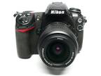 Nikon D300 12.3 MP DX DSLR Camera w/ Nikon DX AF-S Nikkor 18-55mm f/3.5-5.6 Lens