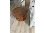 Vintage Brown color wood coffee table with storage