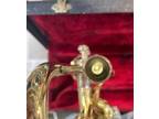 Blessing custom trumpet, hand-engraved "Emperor Sansone New York USA"