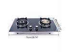 2-Burner Gas Stove Built-in Gas Cooktop Stove Top Home Kitchen Gas Appliance