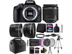 Canon EOS 3000D DSLR Camera with 18-55mm Lens and 16GB Top Value Kit