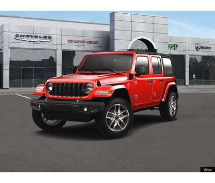 2024 Jeep Wrangler 4xe Sport S is a Red 2024 Jeep Wrangler Car for Sale in Horsham PA