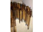 80 Vintage Wooden Pipe Organ Flute Notes Whistle STEAM PUNK Working Good Cond.
