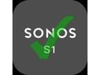 SONOS Play:1 Black Wireless Smart Speaker S1/S2 App Scratch & Dent Special