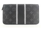 Louis Vuitton Monogram Fragment Black Eclipse Zippy Organizer 2Lv812