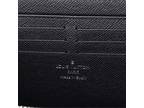 Louis Vuitton Zippy Dragonne Wallet Taiga Leather Black