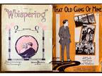 Whispering (1920) & That Old Gang Of Mine (1923) Music Sheets
