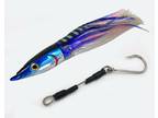 10" Lure Fully Rigged, Marlin Wahoo, Dolphin, Mahi Lure with Ss Cable Hookset