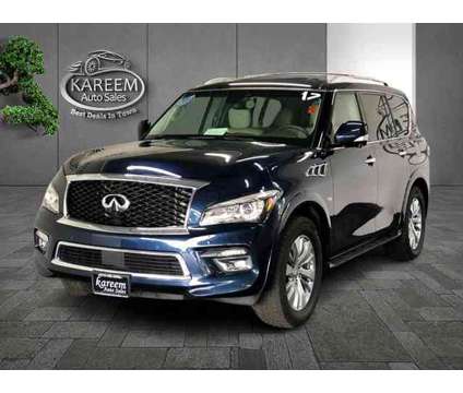 2017 Infiniti Qx80 is a Blue 2017 Infiniti QX80 Base Car for Sale in Sacramento CA