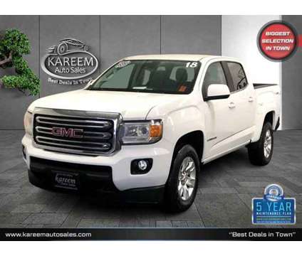2018 GMC Canyon 4WD SLE is a White 2018 GMC Canyon Car for Sale in Sacramento CA