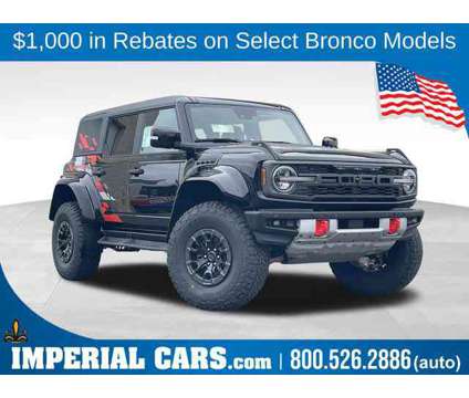 2024 Ford Bronco Raptor is a Black 2024 Ford Bronco SUV in Milford MA