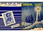 Cruising Down The River (1945) & Harbor Lights (1937) Music Sheets