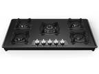 Gas Cooktop 36" Built-In 5 Burner Stainless Steel Gas Stove NG/LPG Convertible
