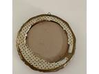 Vintage Round Gold Gilt Small Wall Mirror 7"