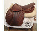 17" Butet Premium Saddle - Full Calfskin - 2018 - 1.5L Flaps - 4.75" dot to dot